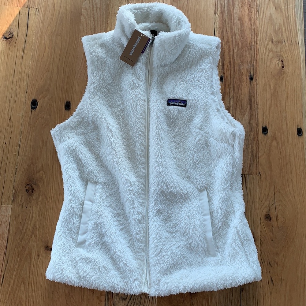 Patagonia Los Gatos Fleece Vest, Birch White, NWT